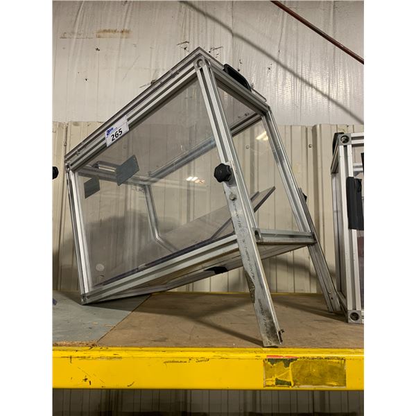 CUSTOM COMMERCIAL PRODUCTION 24"W X 14 1/2"D X 18"H LEXAN CAMERA PROTECTION BOX