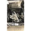 Image 2 : BLACK PLASTIC CRATE OF ASSORTED VICE GRIP FOAM CLAMPS