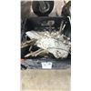 Image 2 : BLACK PLASTIC CRATE OF ASSORTED VICE GRIP FOAM CLAMPS