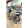 Image 2 : CUSTOM PNEUMATIC TIRE COMMERCIAL PRODUCTION CART OF ASSORTED HAL-TEX PAPER & ROLLS OF COMMERCIAL