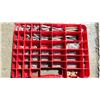 Image 2 : MASTERCRAFT INDUSTRIAL HARDWARE SORTER & RED SORTER WITH ASSORTED TECH SCREWS & MACHINE BOLTS