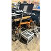 Image 1 : STEP DRAGON FOLDING BIKE WITH CUSTOM COMMERCIAL PRODUCTION BICYCLE MOUNT KIT IN HARD TRANSPORT CASE