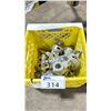 Image 2 : PLASTIC CRATE OF 5 COMMERCIAL PRODUCTION 4 1/4" GOBO HEADS *CRATE INCLUDED*