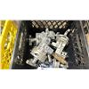 Image 2 : PLASTIC CRATE OF 5 COMMERCIAL PRODUCTION 4 1/4" GOBO HEADS *CRATE INCLUDED*