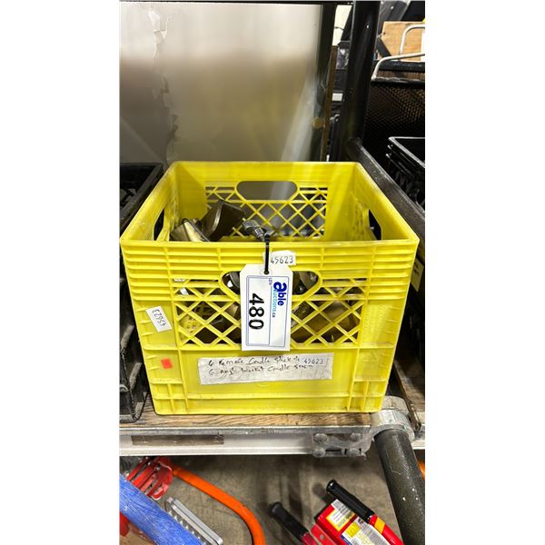 PLASTIC CRATE OF MODERN COMMERCIAL PRODUCTION ANGLE BRACKETS