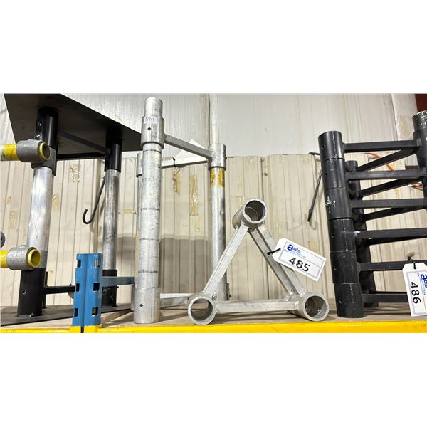 2 SETS OF ALUMINUM COMMERCIAL PRODUCTION TRIANGLE TRUSS BRACES