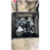 Image 2 : BLACK PLASTIC CRATE OF MOMBO COMBO STUDIO WHEELS *PLASTIC CRATE INCLUDED*