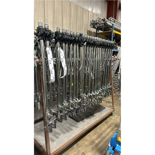 10 COMMERCIAL PRODUCTION AVENGER EXTENDABLE LIGHTING HI-LOW BARS / SADDLE STYLE