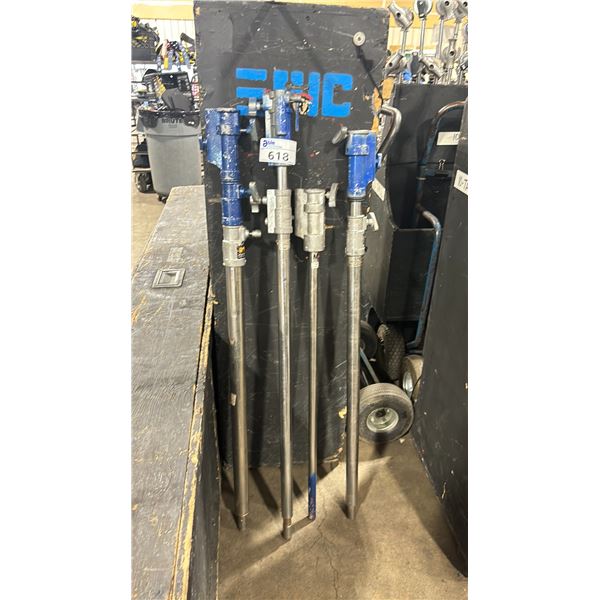 3 COMMERCIAL PRODUCTION EXTENDABLE JUNIOR SINGLE RISERS & RISER ROD