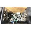 Image 3 : PLASTIC CRATE OF COMMERCIAL PRODUCTION ASSORTED C-STAND HEADS