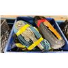 Image 2 : PLASTIC CRATE OF 2" HOOK RATCHET STRAPS *CRATE INCLUDED*