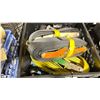 Image 2 : PLASTIC CRATE OF 2" HOOK RATCHET STRAPS *CRATE INCLUDED*