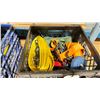Image 2 : PLASTIC CRATE OF 2" HOOK RATCHET STRAPS *CRATE INCLUDED*