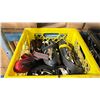 Image 2 : PLASTIC CRATE OF 2" HOOK RATCHET STRAPS *CRATE INCLUDED*