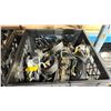 Image 2 : PLASTIC CRATE OF 2" HOOK RATCHET STRAPS *CRATE INCLUDED*