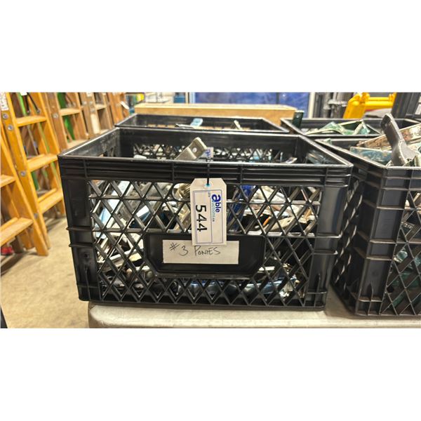 PLASTIC CRATE OF 3303 PONY CLAMPS *CRATE INCLUDED*