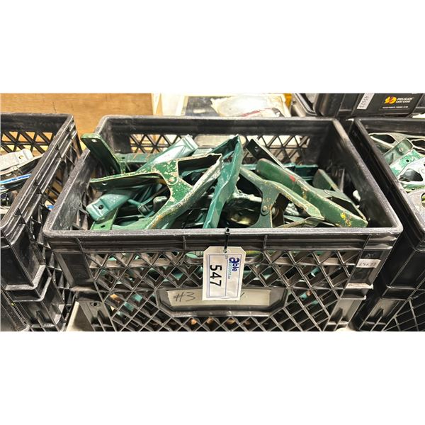 PLASTIC CRATE OF 3303 PONY CLAMPS *CRATE INCLUDED*