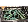 Image 2 : PLASTIC CRATE OF 3303 PONY CLAMPS *CRATE INCLUDED*