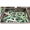 Image 2 : PLASTIC CRATE OF 3202 PONY CLAMPS *CRATE INCLUDED*