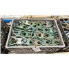 Image 2 : PLASTIC CRATE OF 3202 PONY CLAMPS *CRATE INCLUDED*