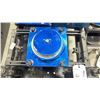 Image 3 : BLUE / BLACK CUSTOM COMMERCIAL PRODUCTION CAMERA ADJUSTABLE HOOD MOUNT WITH 180 DEGREE BALL