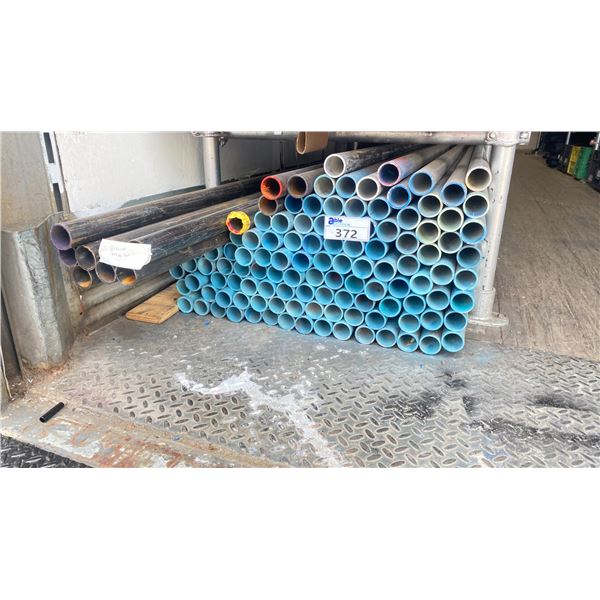 SHELF OF APPROX. 124 - 20' & 8 - 21' STEEL PIPING