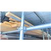 Image 2 : SHELF OF ASSORTED LUMBER & APPROX. 22 PCS OF ALUMINUM PIPING IN VARIOUS SIZES