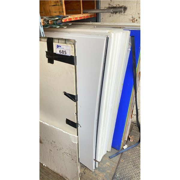 SHEETS OF 1/2" LEXAN, FOAM CORE & UMHW PLASTIC