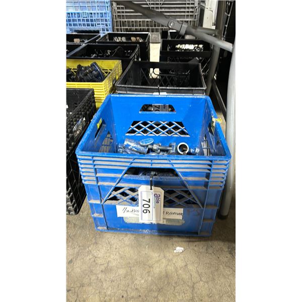 CRATE OF 1/2" BURTON TO JUNIOR RECEIVER CLAMPS *CRATE INCLUDED*