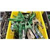 Image 2 : PLASTIC CRATE OF 3202 PONY CLAMPS *CRATE INCLUDED*