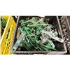 Image 2 : PLASTIC CRATE OF 3202 PONY CLAMPS *CRATE INCLUDED*