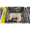 Image 2 : PLASTIC CRATE OF SCREW PIN ANCHOR SHACKLES *CRATE INCLUDED*