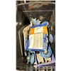 Image 2 : PLASTIC BIN OF COMMERCIAL PRODUCTION TRIANGLE PLATES & TRACK WHEELS *BIN INCLUDED*