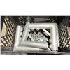 Image 2 : PLASTIC CRATE OF COMMERCIAL PRODUCTION PIPE TO PIPE 90 DEGREE CONNECTORS *CRATE INCLUDED*