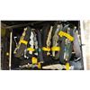 Image 2 : PLASTIC CRATE OF 2" RATCHET TIE-DOWN BINDERS *CRATE INCLUDED*