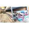 Image 2 : SHELF OF ASSORTED ALUMINUM PIPING *APPROX* 3-15' 4-16' 3-17' 9-18' 7-19' 13-20'