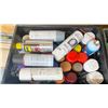 Image 2 : 3 CRATES OF VARIOUS SPRAY PAINTS AND SPRAY CANS *CRATES INCLUDED*