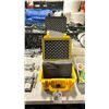 Image 1 : 2 SMALL COMMERCIAL PRODUCTION DSLR STYLE SUBMERSIBLE CAMERA CASES & BOX OF 6" X 6" LEXAN SHIELDS