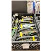 Image 2 : PLASTIC CRATE OF APPROXIMATELY 50 HOOK RATCHET STRAPS *CRATE INCLUDED*