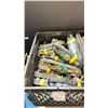 Image 2 : PLASTIC CRATE OF APPROXIMATELY 50 HOOK RATCHET STRAPS *CRATE INCLUDED*