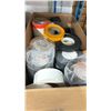 Image 2 : SHELF OF ASSORTED CRATES OF COMMERCIAL PRODUCTION GAFFERS TAPE, DUCT TAPE, & PAPER TAPE *CRATES