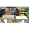 Image 2 : SHELF OF ASSORTED CRATES OF COMMERCIAL PRODUCTION WOODEN BLOCKS / MATERIAL *CRATES INCLUDED*