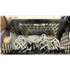 Image 2 : PLASTIC CRATE OF 5' DECK CHAIN *CRATE INCLUDED*