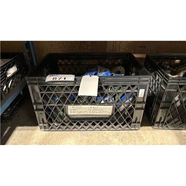 LARGE PLASTIC CRATE OF COMMERCIAL PRODUCTION KEE CROSSOVERS *CRATE INCLUDED*