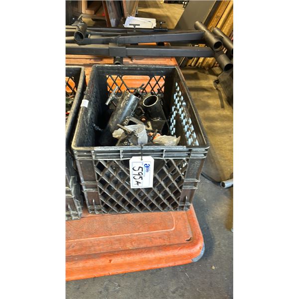 APPROX. 8 OLD STYLE SQUARE TUBE PIPE CROSSOVERS FOR FLYSWATTER ARMS *CRATE INCLUDED*