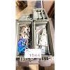 Image 2 : 2 PLANO FIELD BOXES WITH RIGGING HARDWARE INCLUDING 1" C-CLAMPS, HINGES, FOLDING HANDLES,