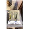 Image 1 : 2 METAL FIELD BOXES WITH RIGGING HARDWARE INCLUDING PEAR RINGS & SCAFFOLDING PINS