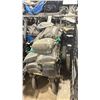 Image 2 : PNEUMATIC TIRE COMMERCIAL PRODUCTION CART OF ASSORTED SANDBAGS