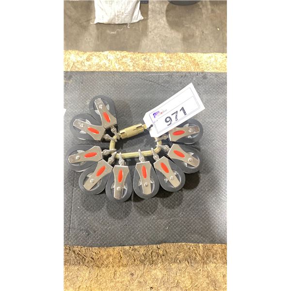 SET OF TEN RONSTAN 50 SERIES YACHT BLOCKS