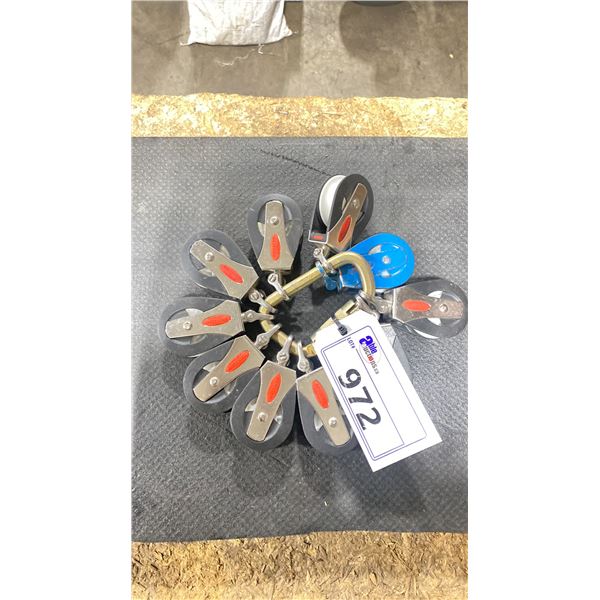 SET OF TEN RONSTAN 50 SERIES YACHT BLOCKS